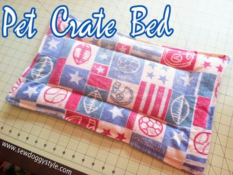 9 DIY Dog Crate Pads and Beds PlayBarkRun